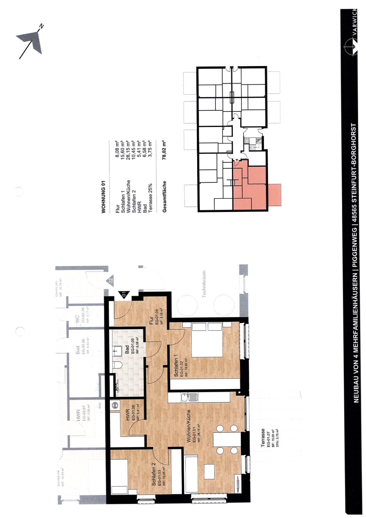 Grundriss Wohnung 01