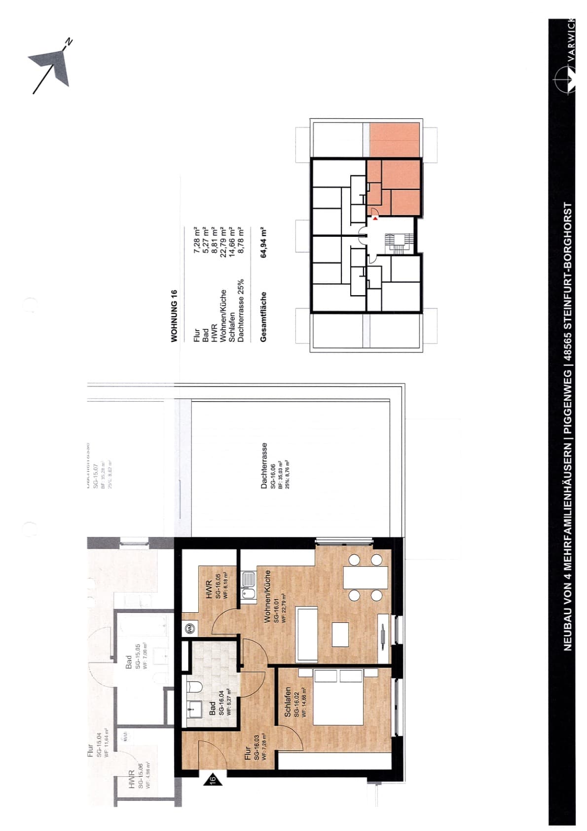 Grundriss Wohnung 16