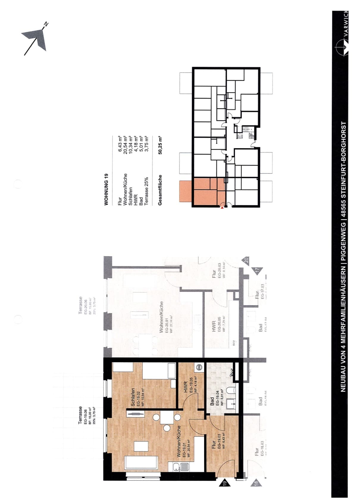 Grundriss Wohnung 19