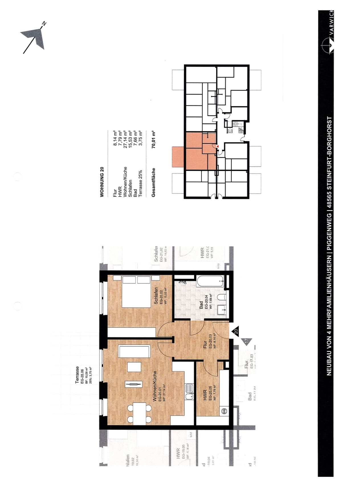 Grundriss Wohnung 20