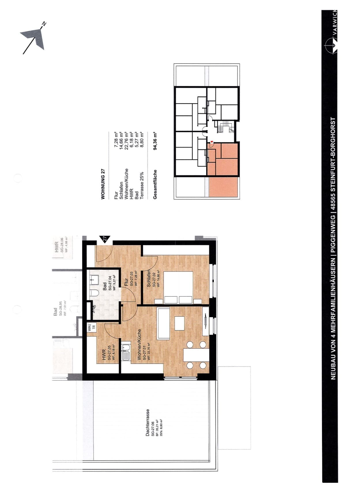 Grundriss Wohnung 27