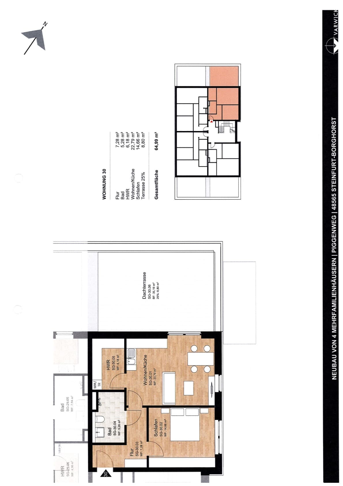 Grundriss Wohnung 30