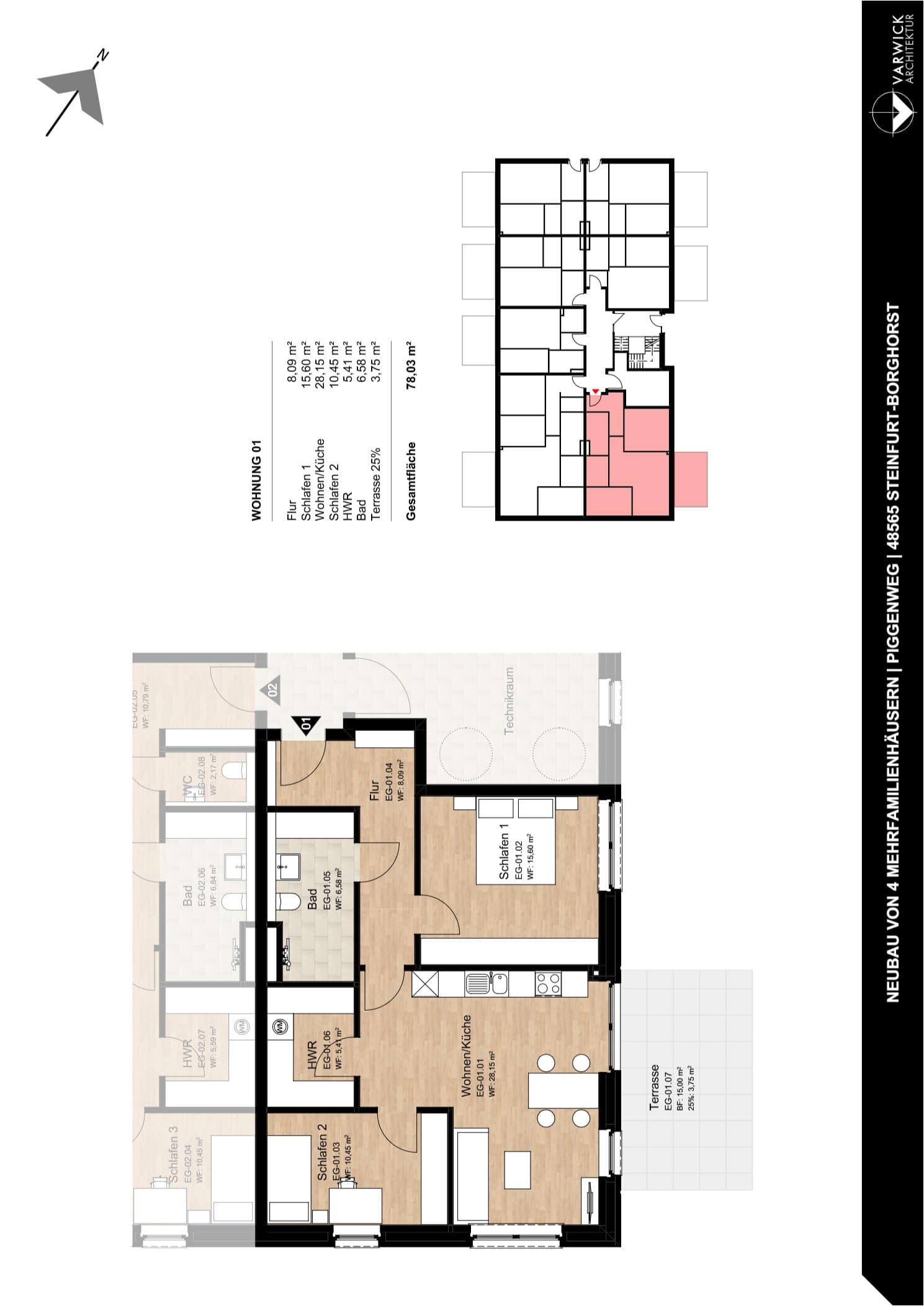 Grundriss Wohnung 01