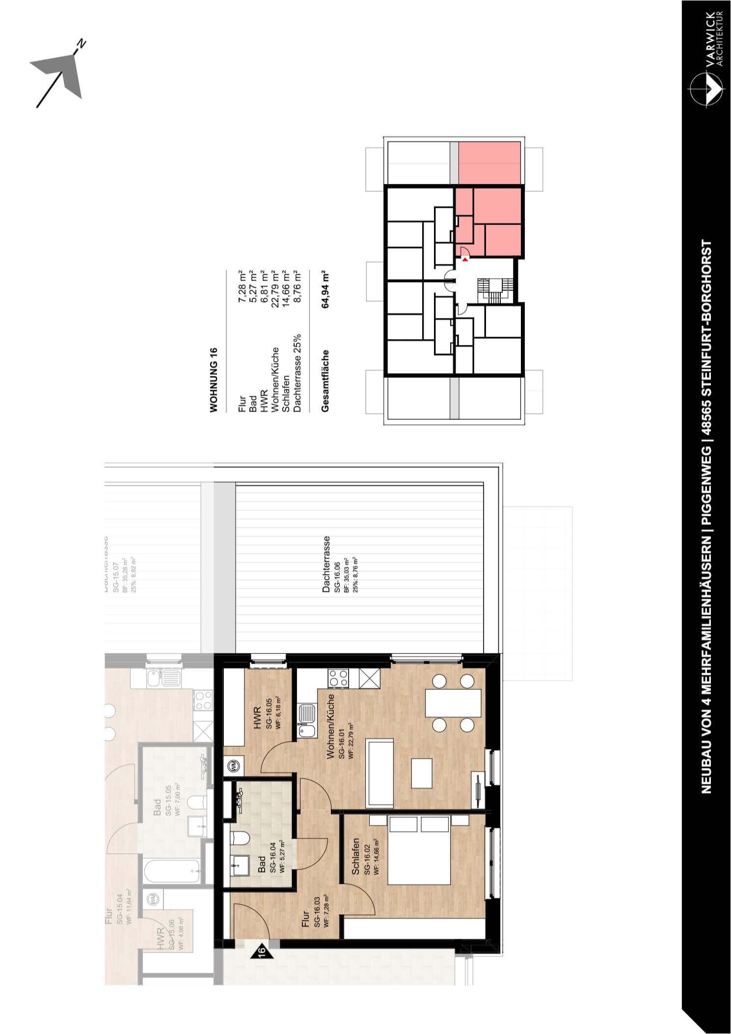 Grundriss Wohnung 16
