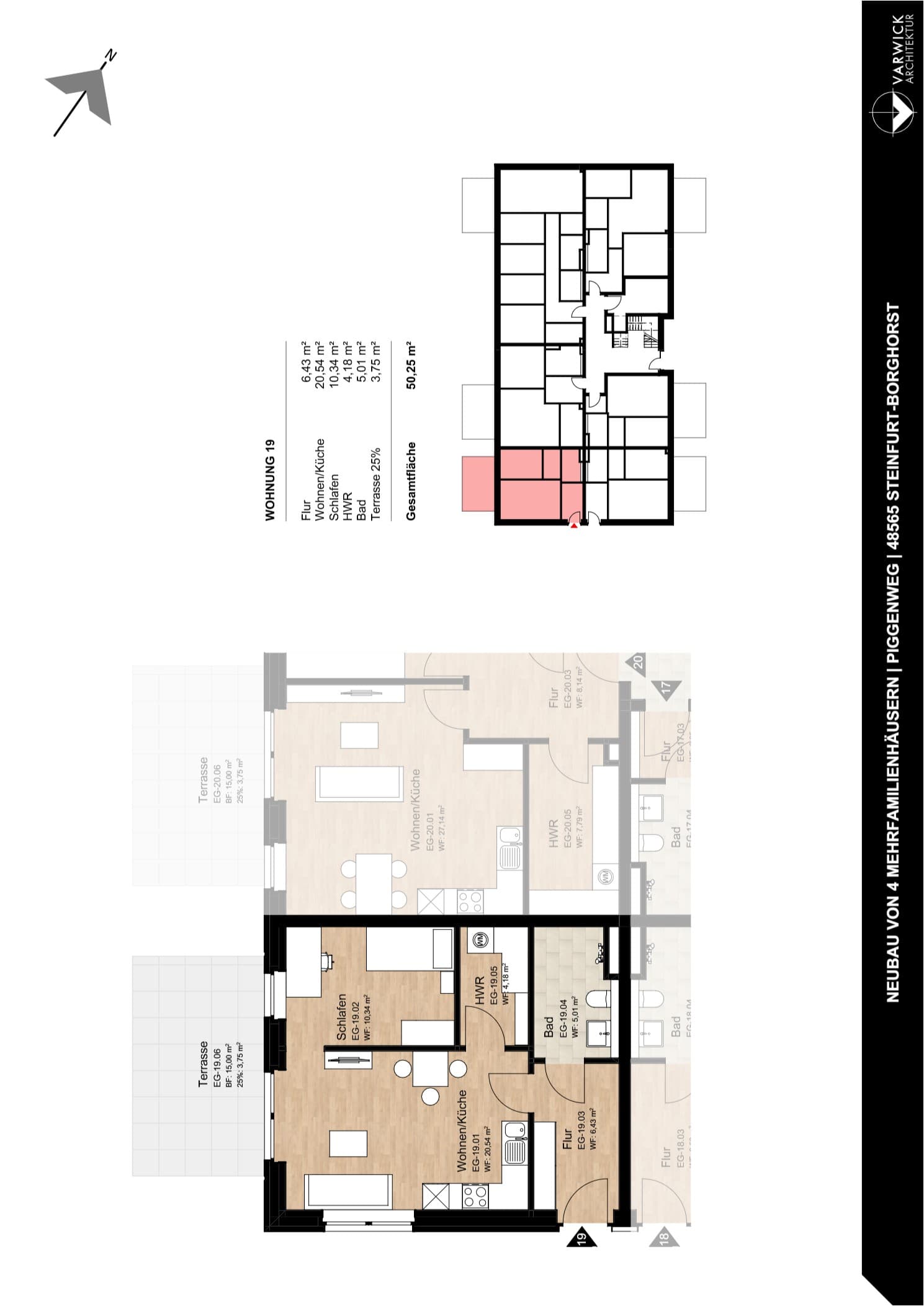 Grundriss Wohnung 19