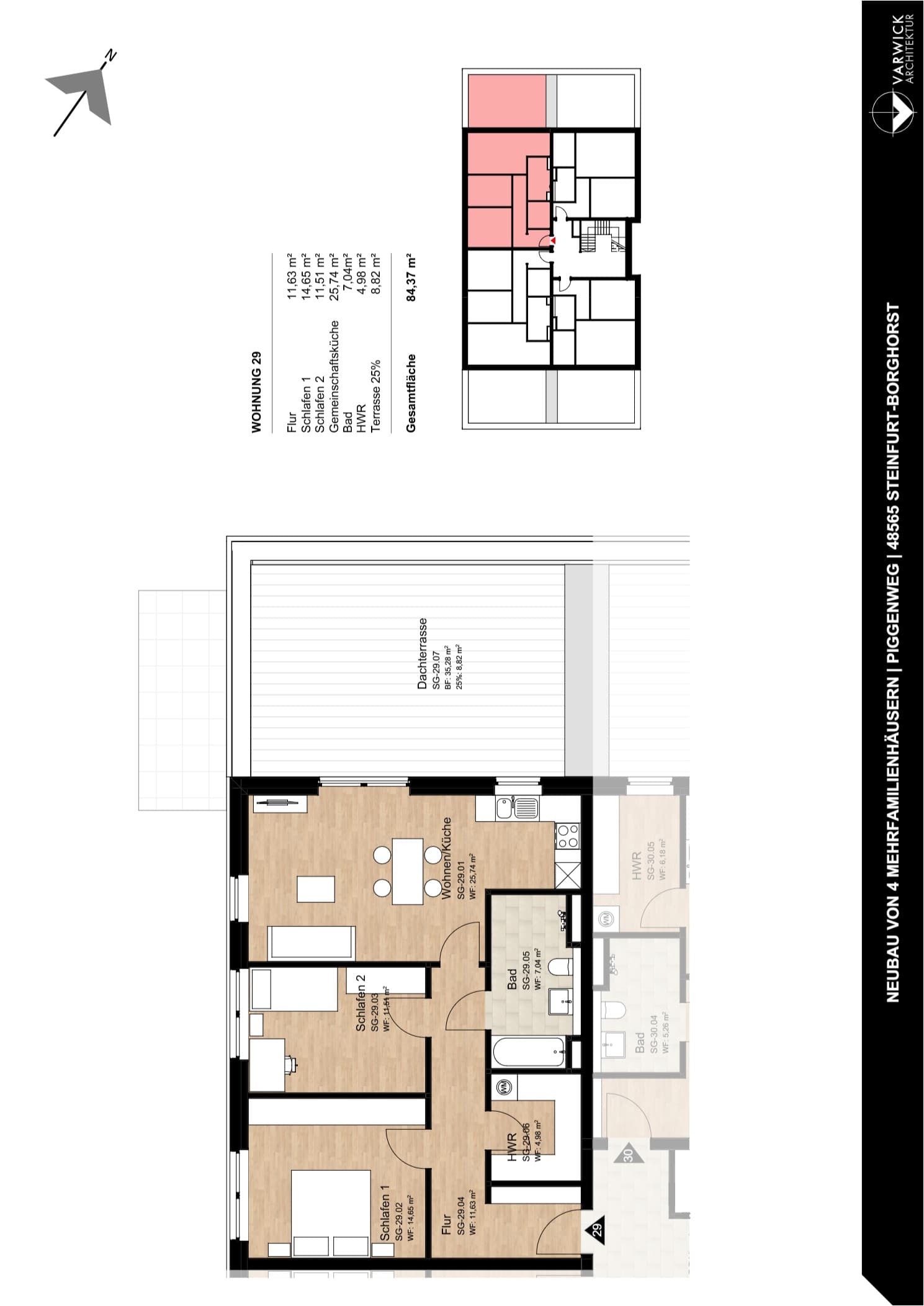 Grundriss Wohnung 29