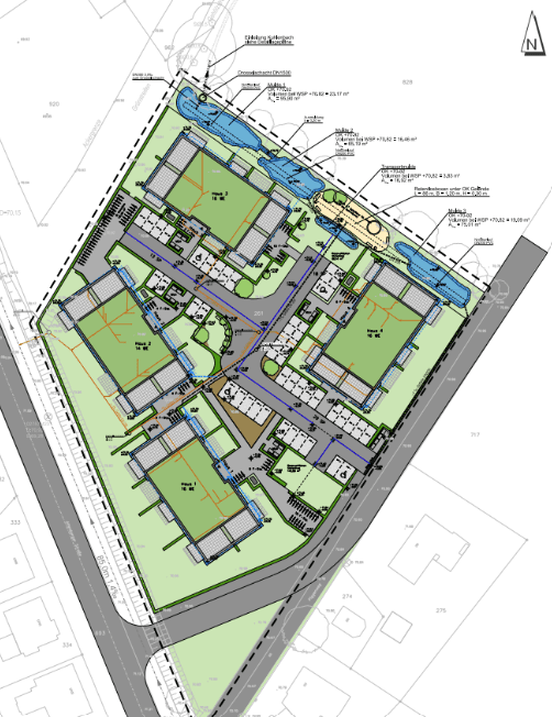 Lageplan Green Living Wilmsberg – Piggenweg 1–7 Steinfurt-Borghorst
