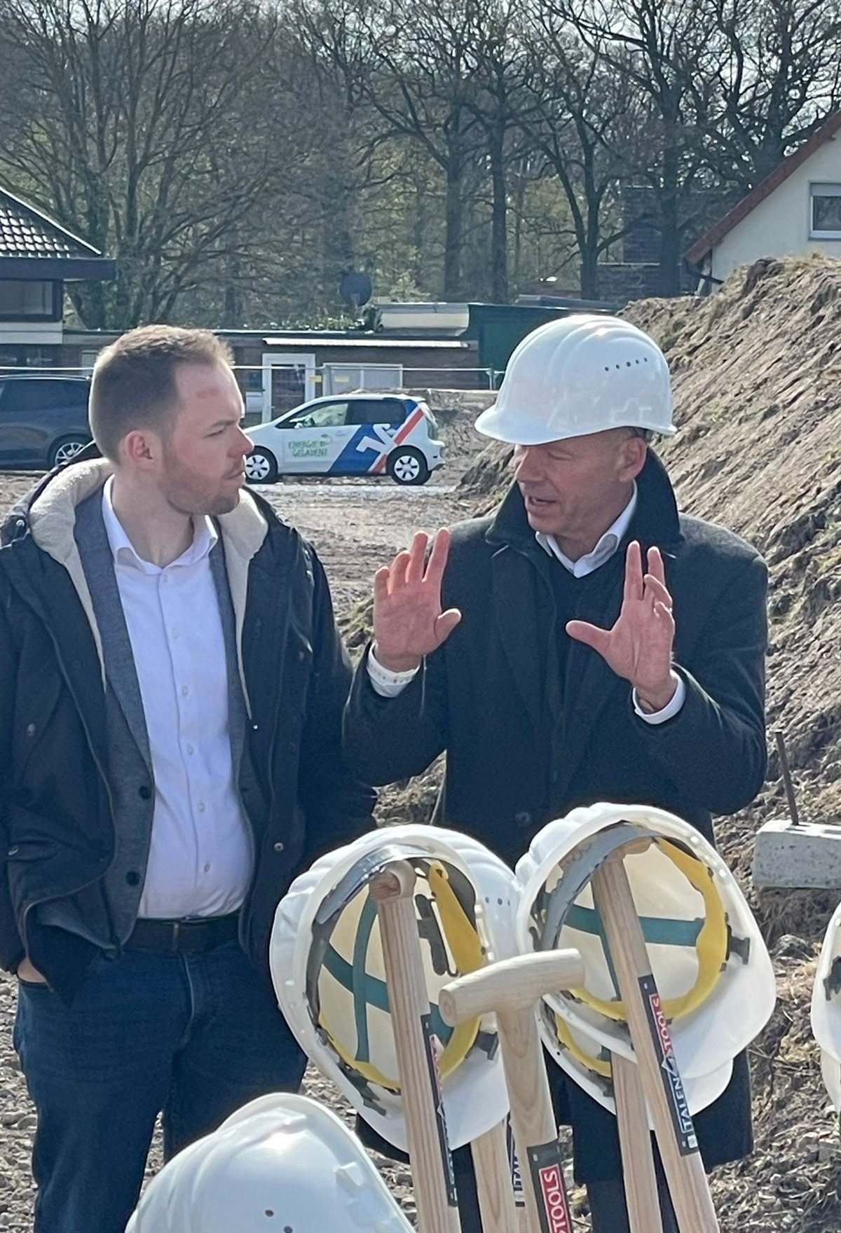 Spatenstich – Gespräch der Projektbeteiligten